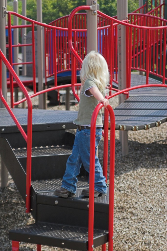 Little Girl on The Playground © Lastdays1