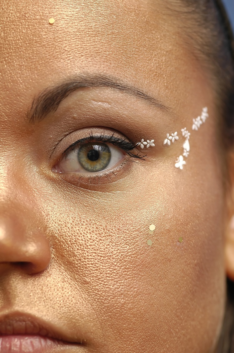 Face Decorated With Flowers © Abdone