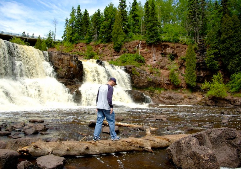 Man Crossing The Stream - © Alan Heartfield