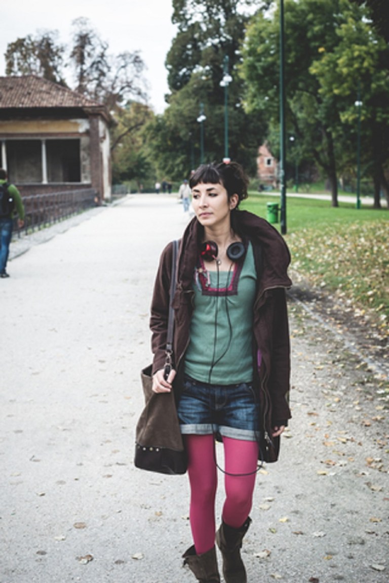Young Woman Walking - © Eugenio Marongiu